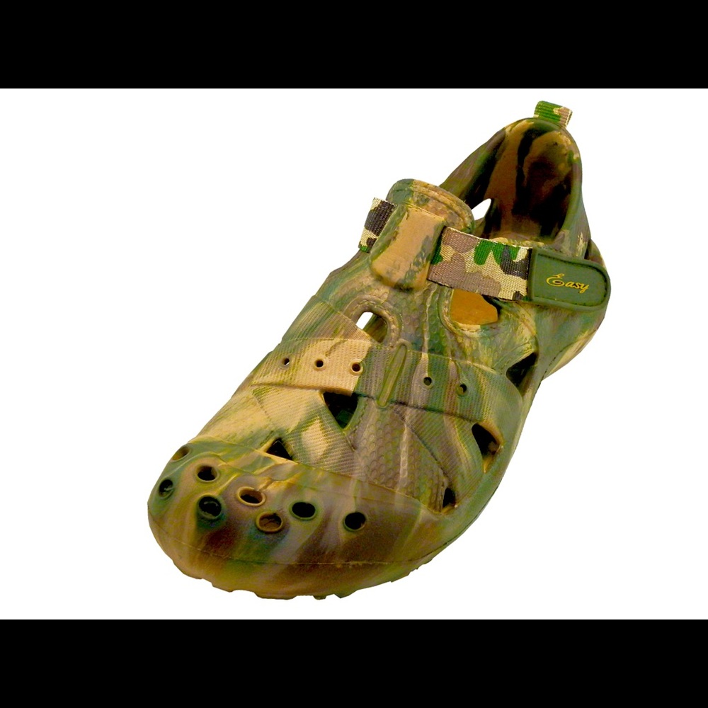New Women's Solid Camo Comfort Clog Outdoor
